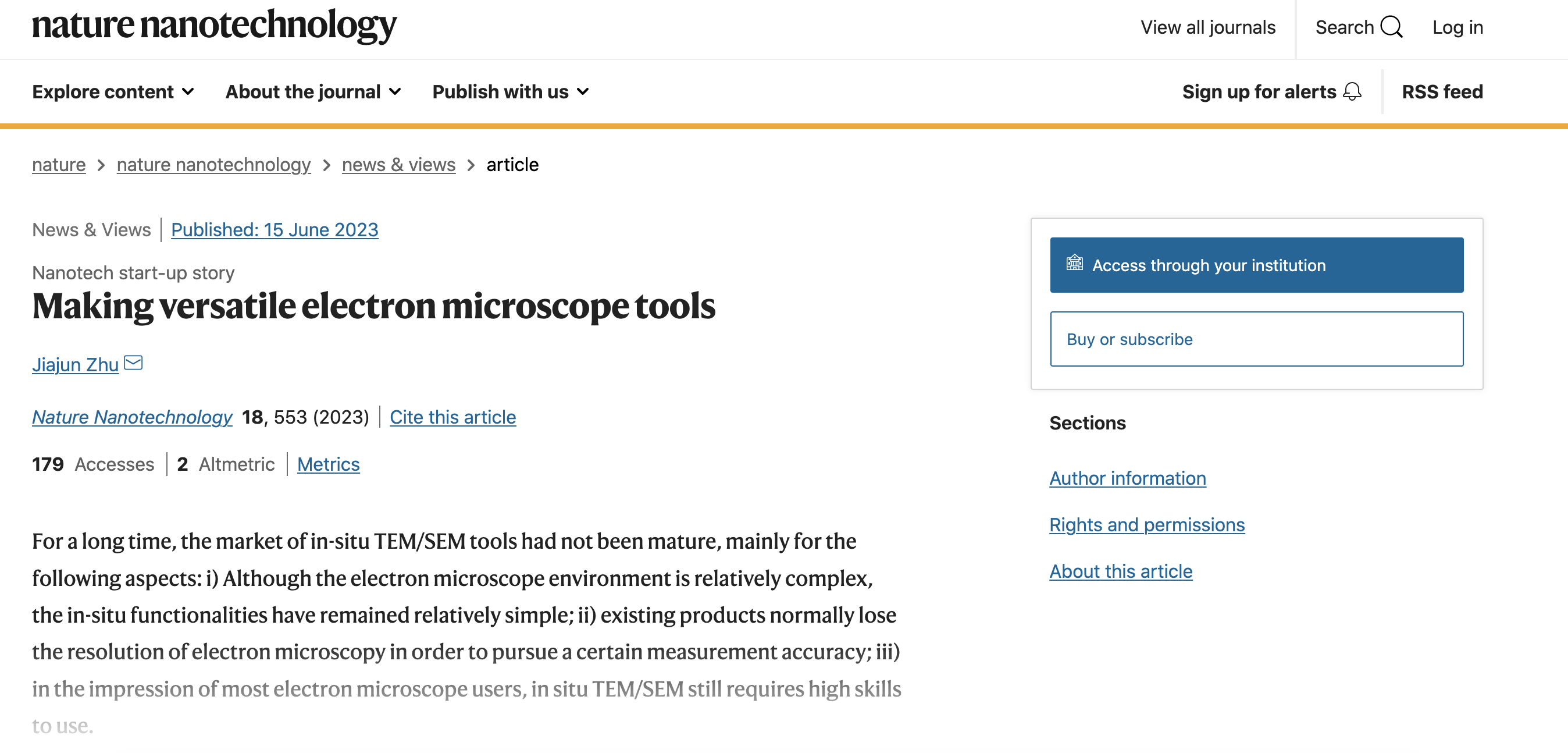 重磅!澤攸科技榮膺Nature系列期刊全文報道(圖1) 1.png